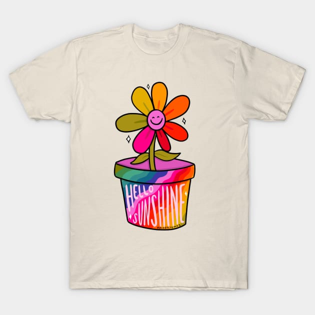 Hello Sunshine T-Shirt by Doodle by Meg